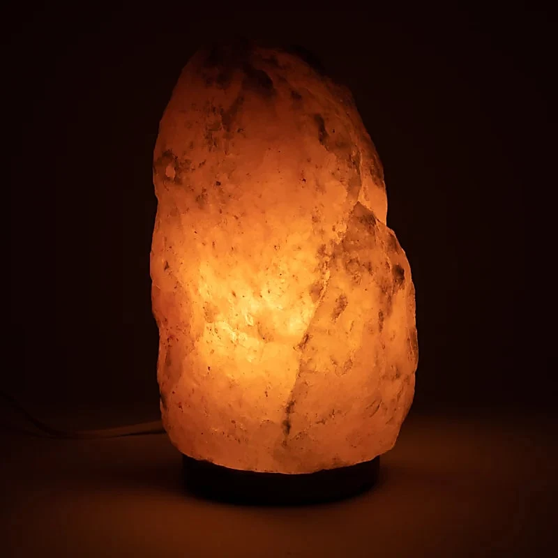 Zoutlamp met snoer en lamp