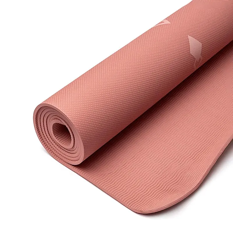 Yogi & Yogini Premium TPE yogamat Levensboom mauve