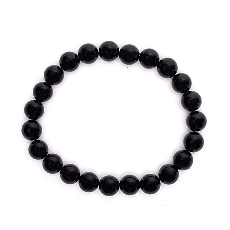 Armband elastisch zwarte toermalijn