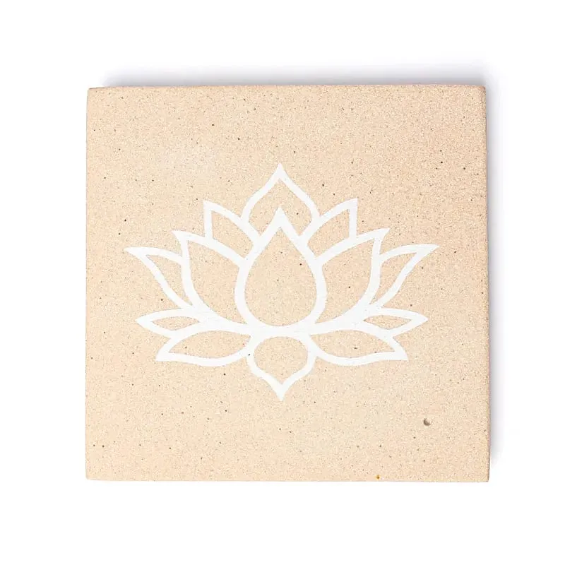 Wierookbrander lotus roze zandsteen