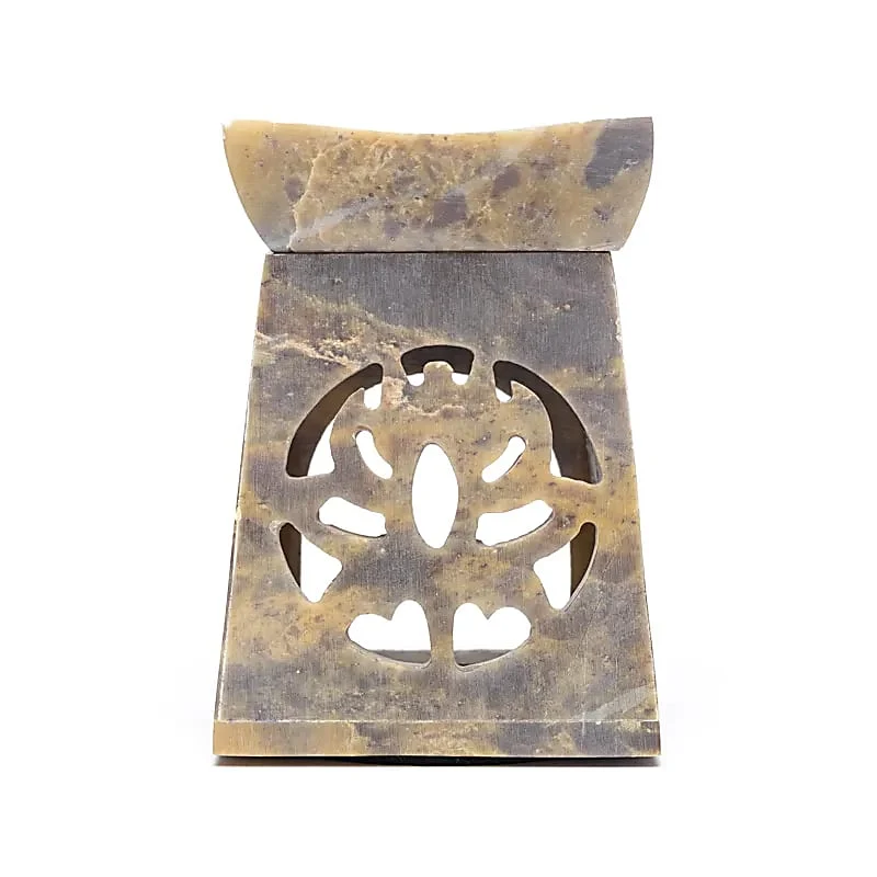 Olieverdamper Lotus licht zeepsteen