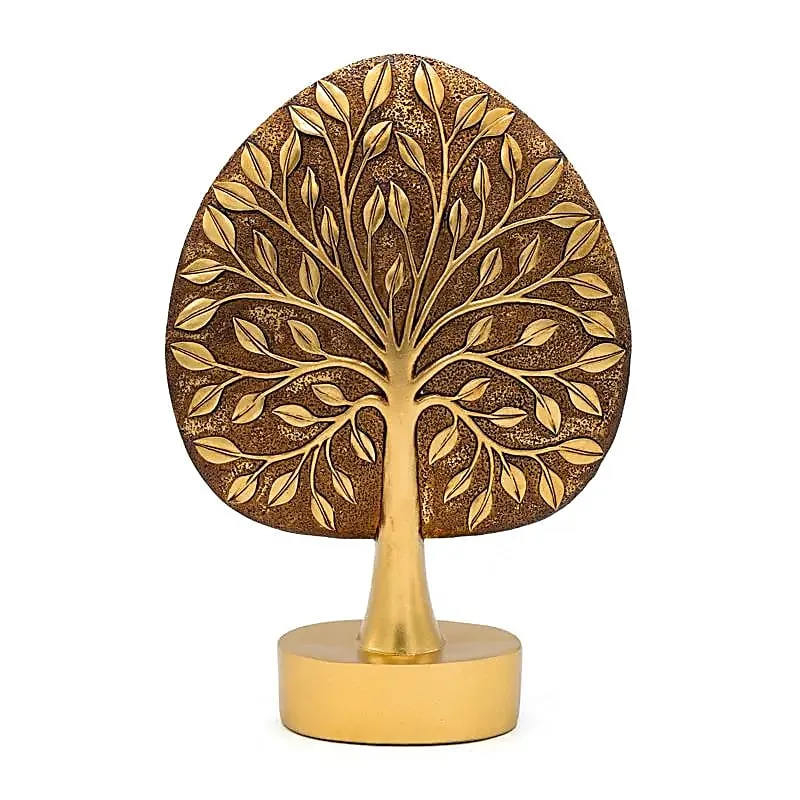 Deco Levensboom goudkleurig