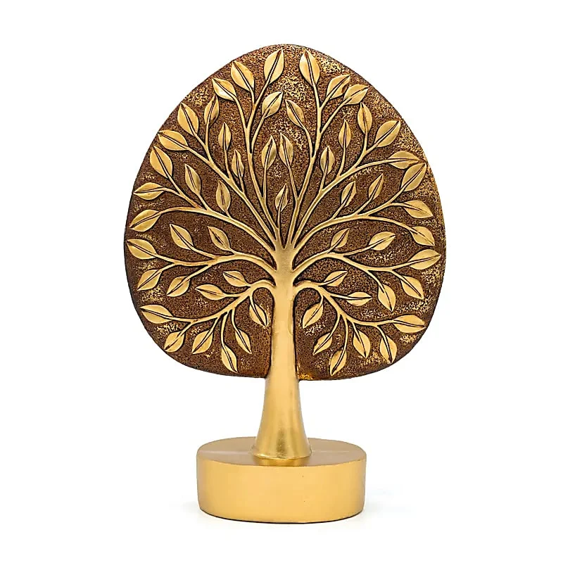 Deco Levensboom goudkleurig