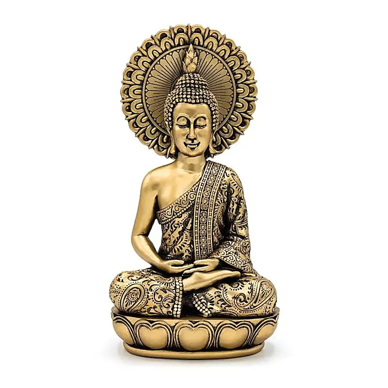 Meditatie Boeddhabeeld goudkleurig
