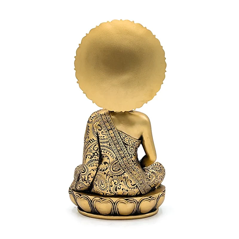 Meditatie Boeddhabeeld goudkleurig