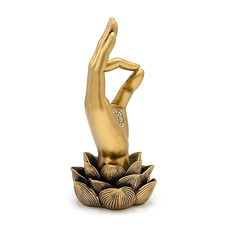 Deco Gyan Mudra goudkleurig
