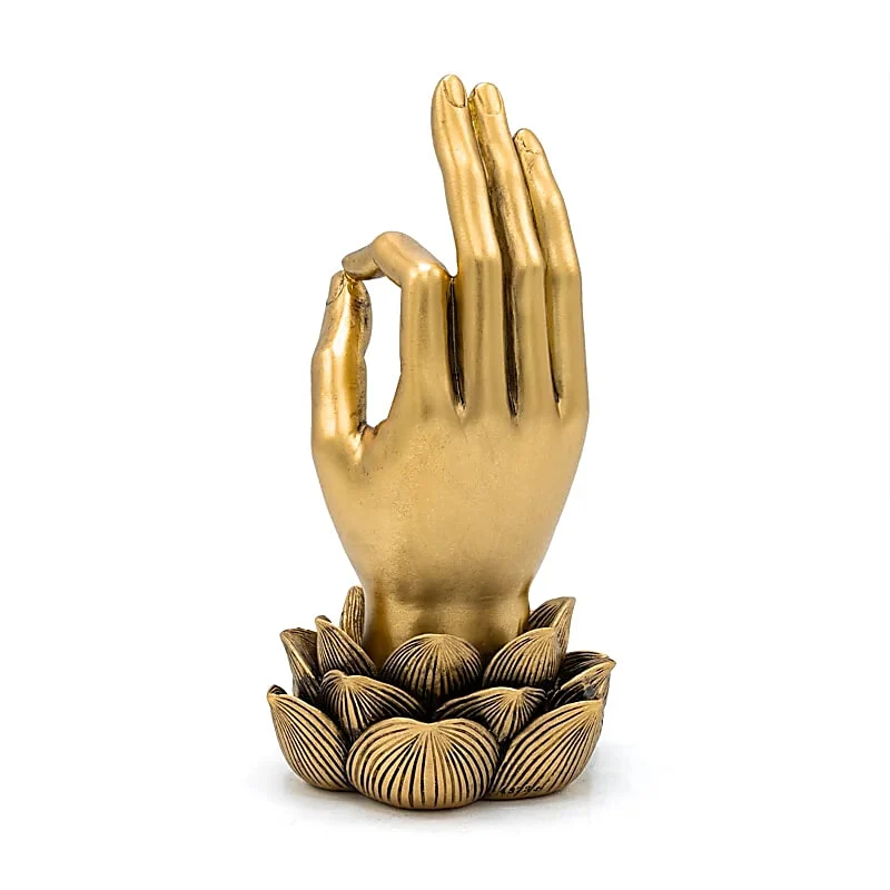 Deco Gyan Mudra goudkleurig