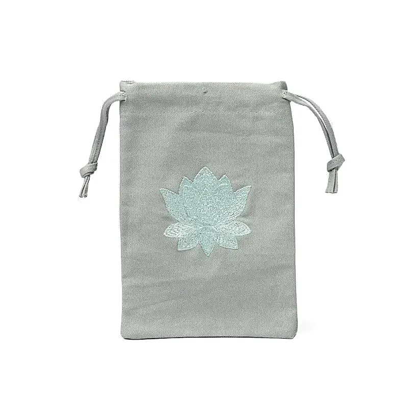 Katoenen tasje lotus celadon
