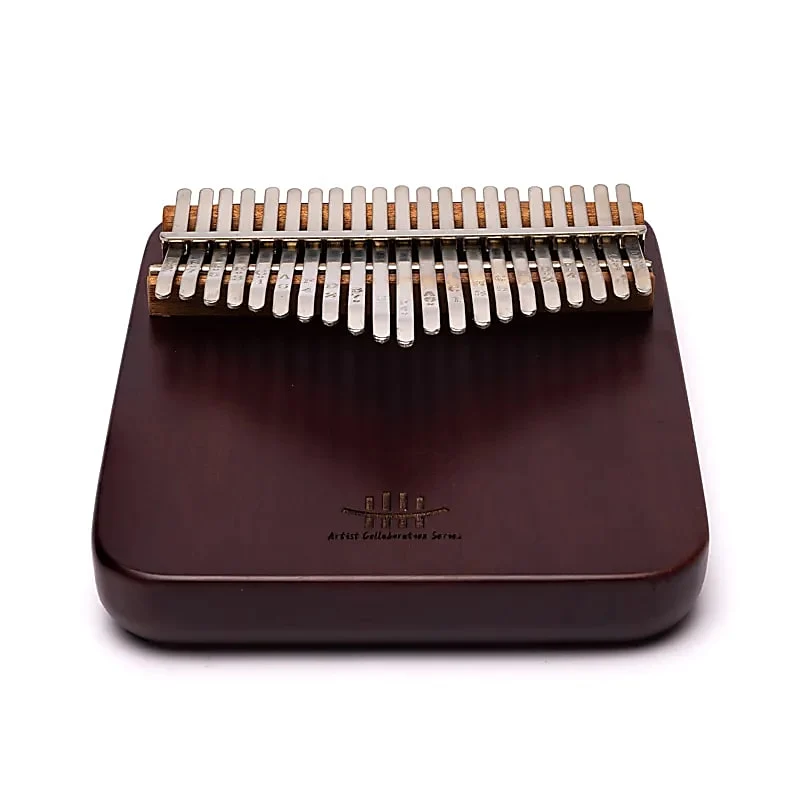Hluru Kalimba 21 toetsen purperhart C-majeur