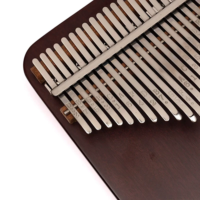 Hluru Kalimba 21 toetsen purperhart C-majeur