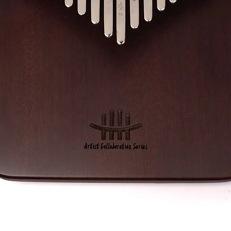 Hluru Kalimba 21 toetsen purperhart C-majeur