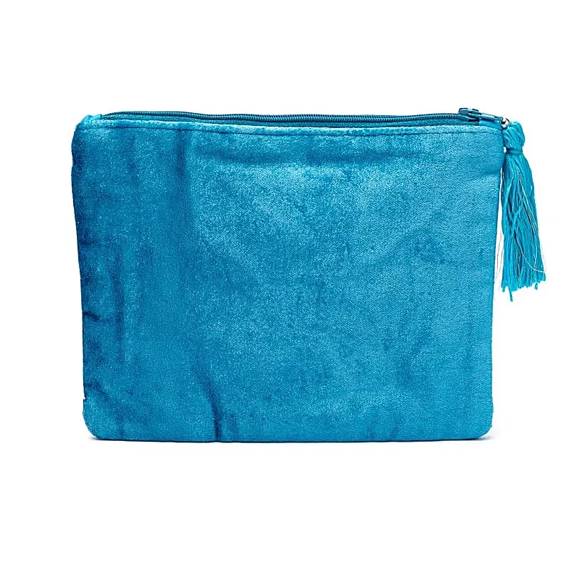 Etui fluweel blauw met Alziend Oog