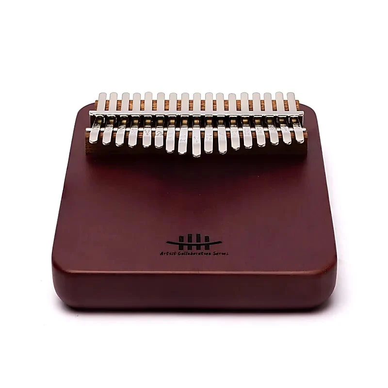 Hluru Kalimba 17 toetsen purperhart C-majeur