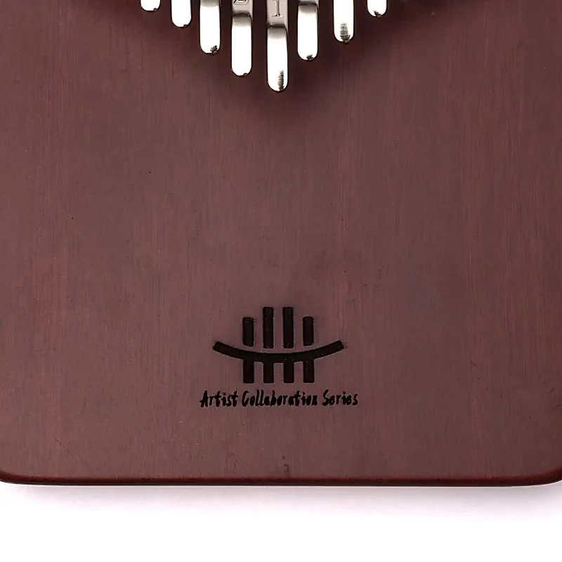 Hluru Kalimba 17 toetsen purperhart C-majeur