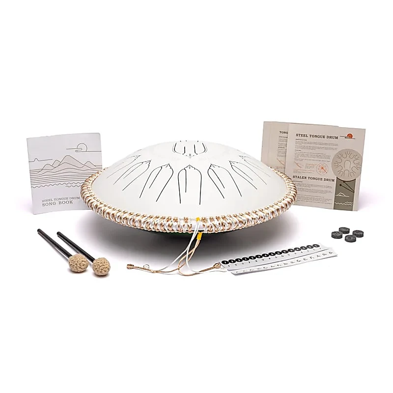 Hluru handpan/tonguedrum hybride 15 tonen D-mineur Kurd