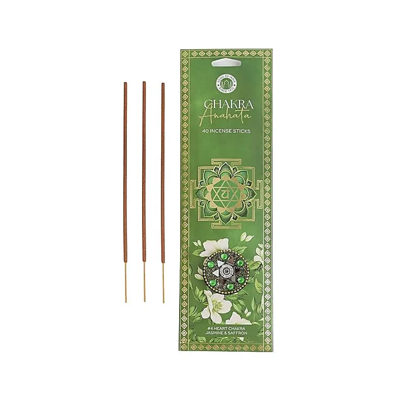 Wierook Anahata chakra jasmijn & saffraan