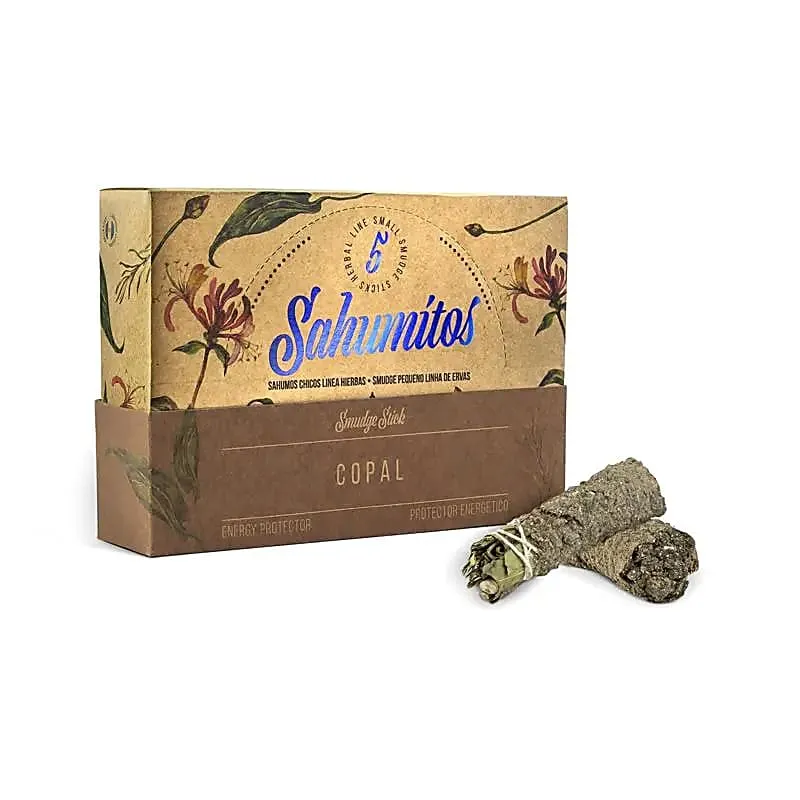 Sagrada Madre Sahumitos smudge Copal per 5 in displaydoos