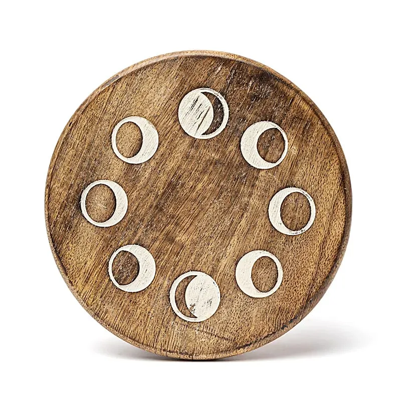 Altaartafeltje rond maanfasen motief whitewash