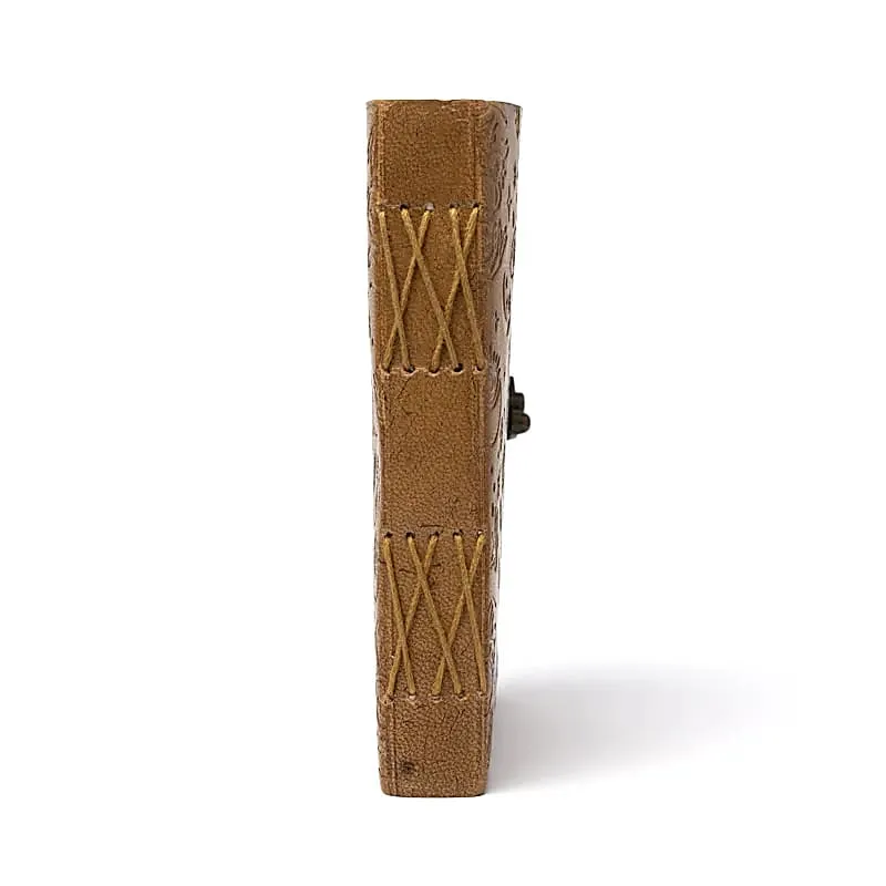 Notitieboek mystieke symbolen met kunstleren omslag