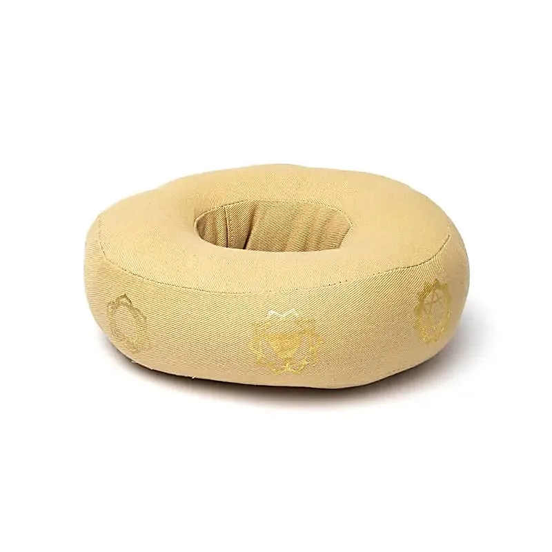 Klankschaalkussen 7 chakra’s beige M
