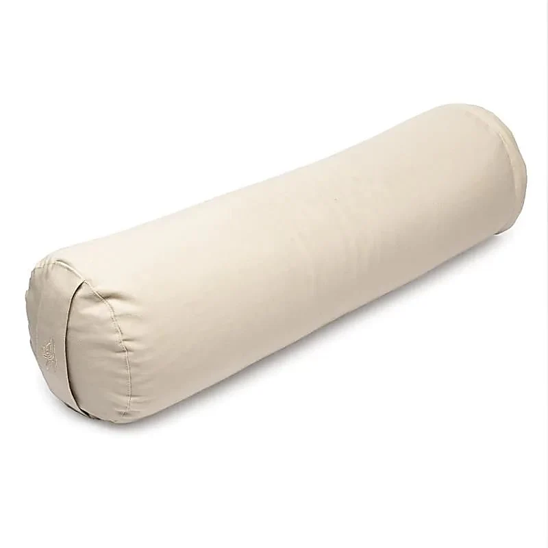 Meditatiekussen bolster beige biokatoen