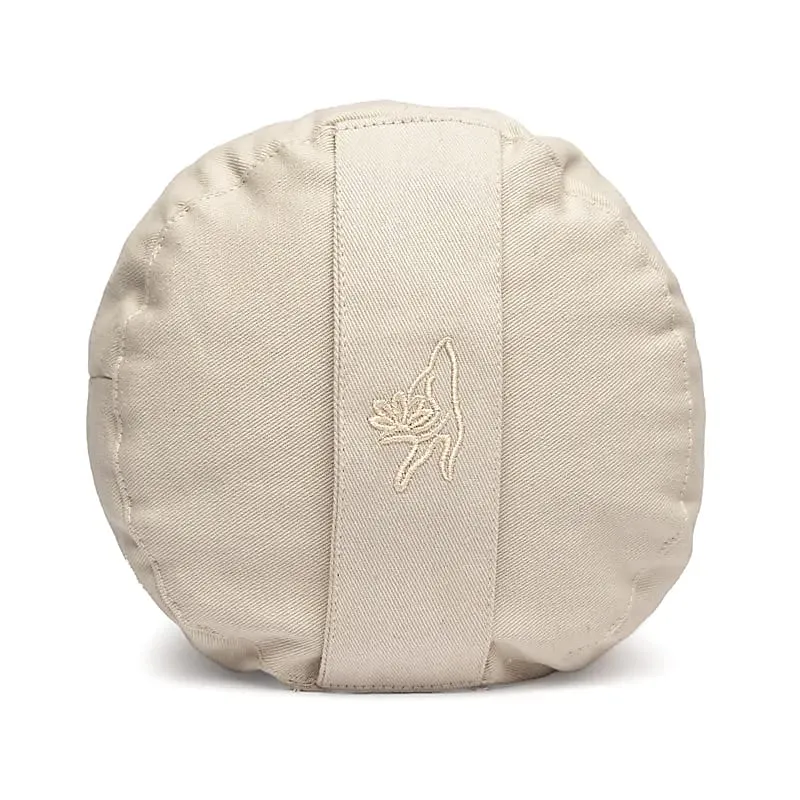 Meditatiekussen bolster beige biokatoen