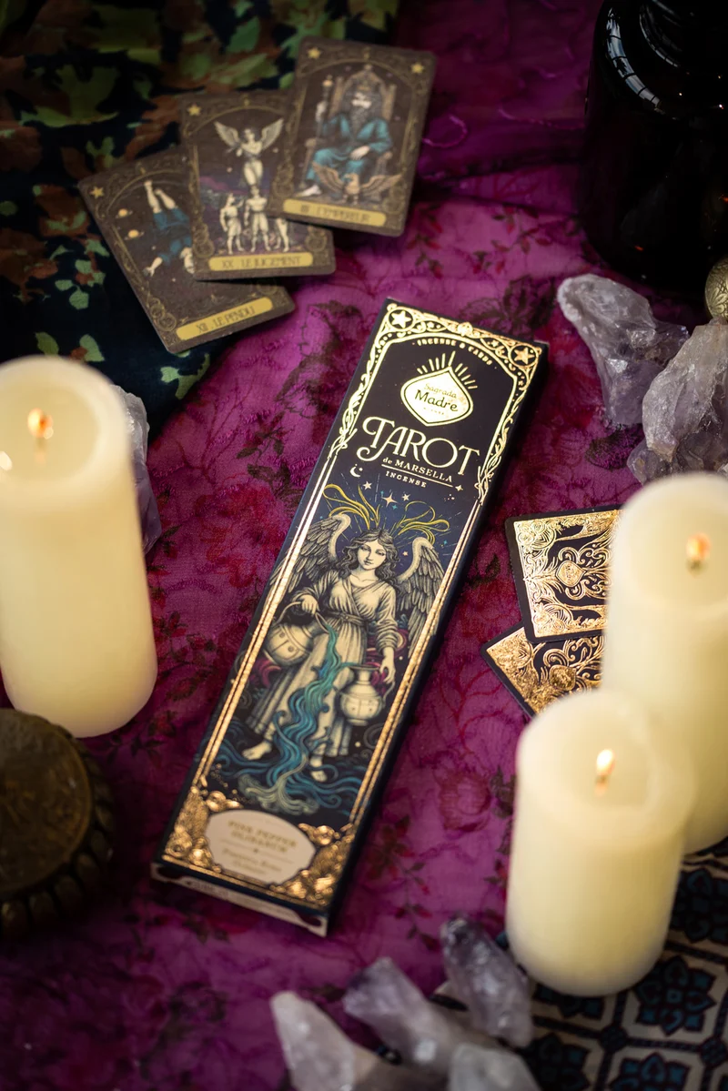 Sagrada Madre Natuurlijke wierook Tarot de Marsella Pink Pepper Frankincense