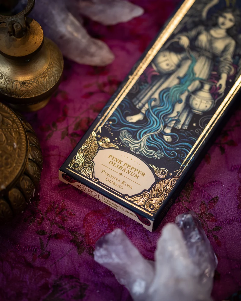 Sagrada Madre Natuurlijke wierook Tarot de Marsella Pink Pepper Frankincense