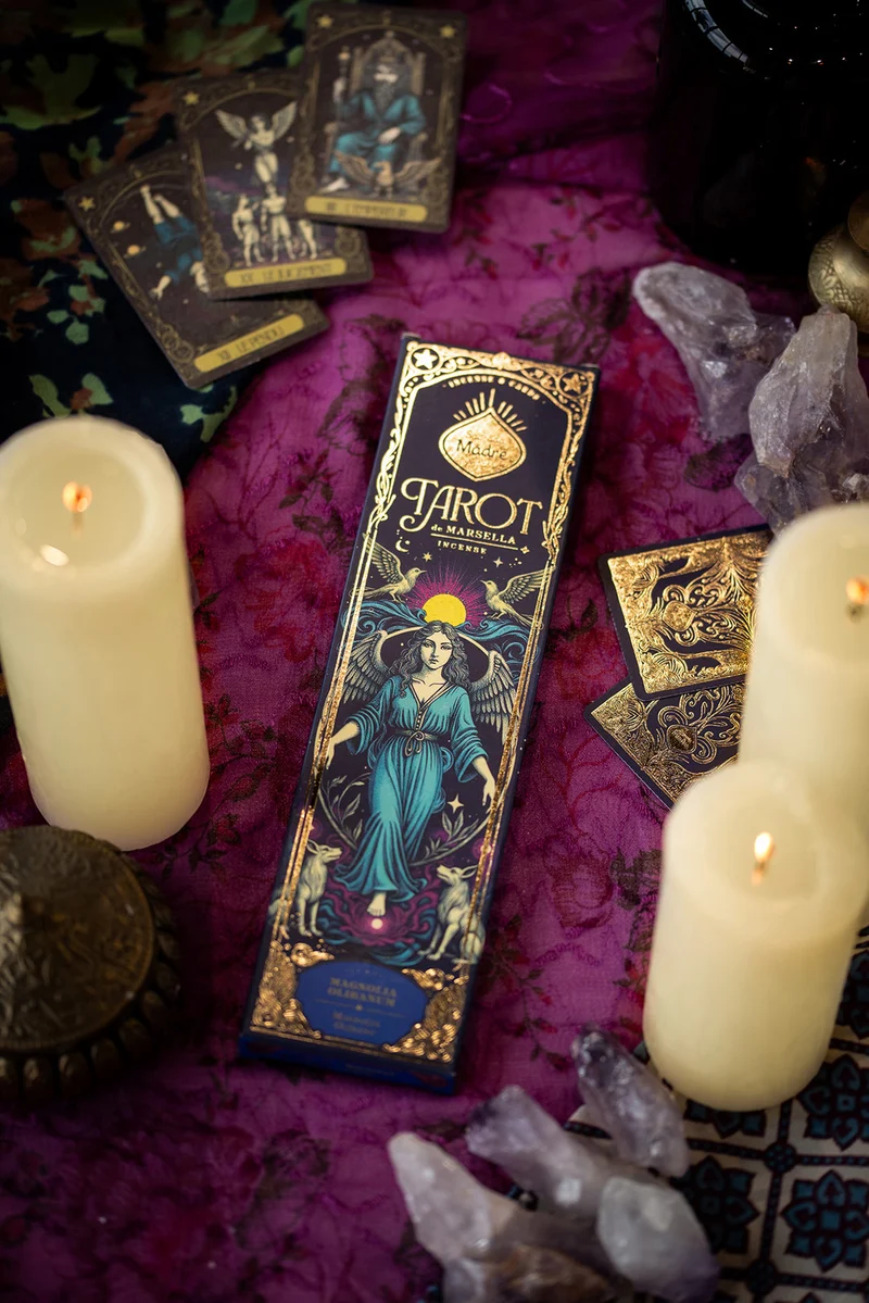 Sagrada Madre Natuurlijke wierook Tarot de Marsella Magnolia Frankincense