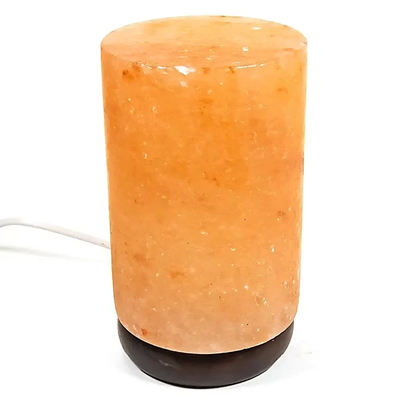 Zoutlamp cilinder met snoer en LED lamp