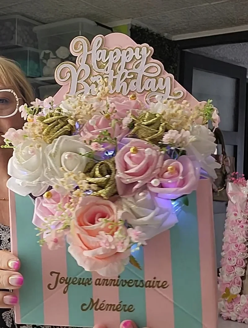 Boite florale enveloppe