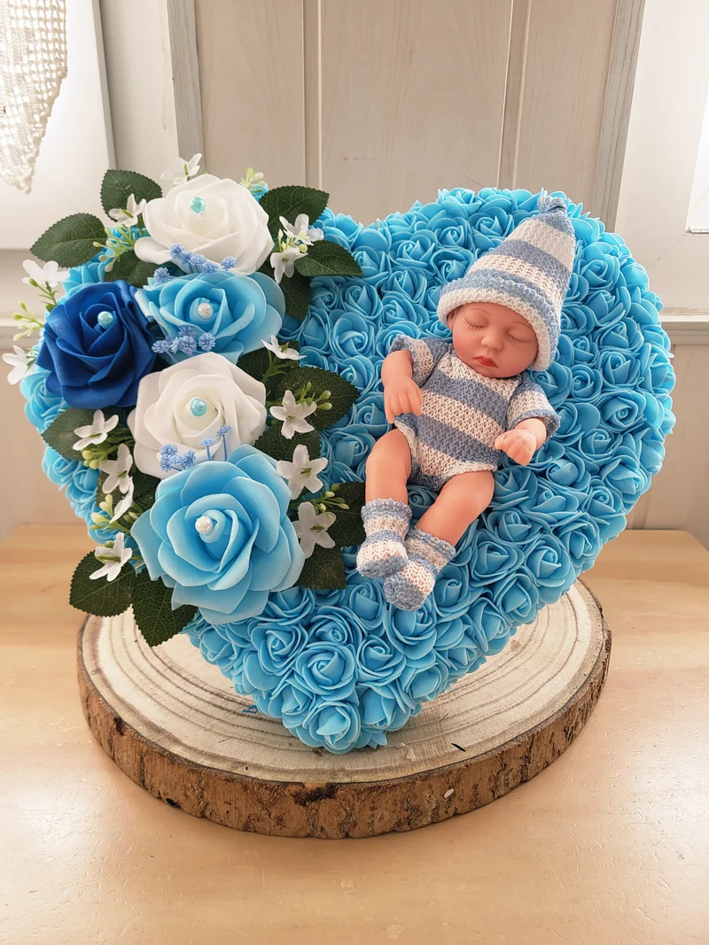 Coeur funairaire avec bébé
