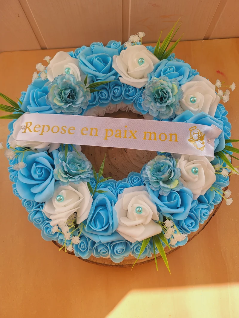 Couronne pour monument funéraire