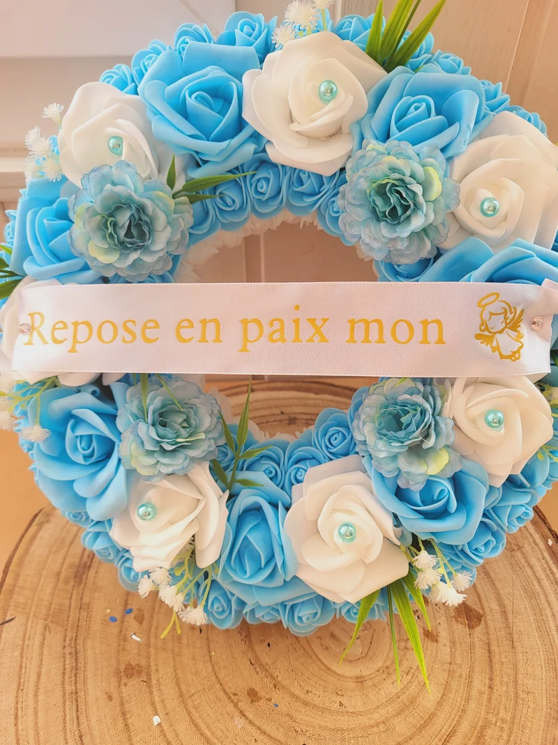 Couronne pour monument funéraire