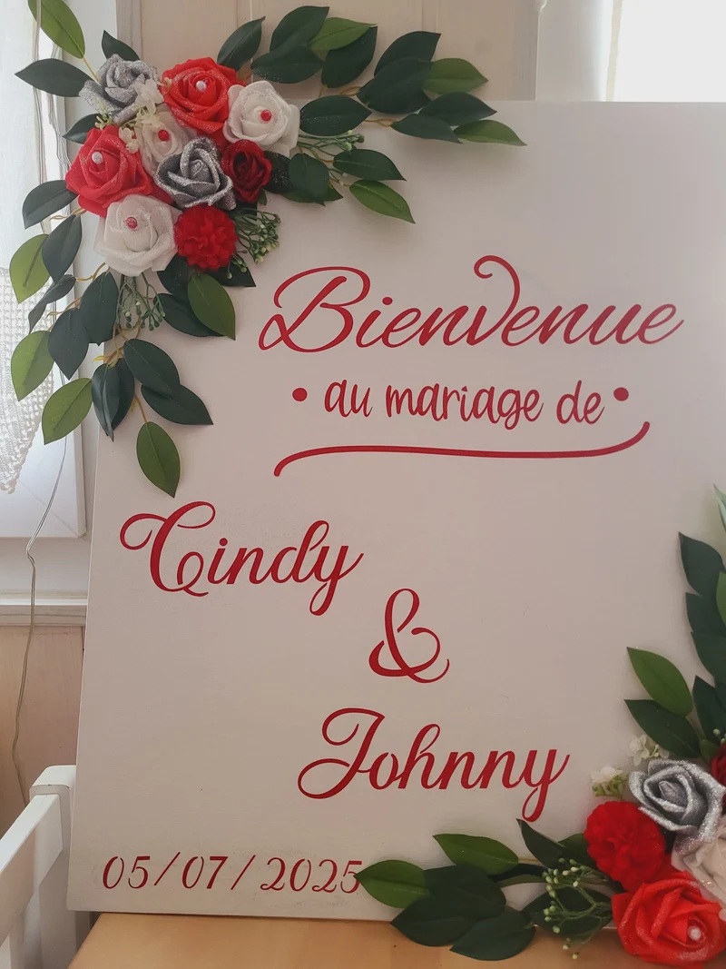 Panneau de bienvenue
