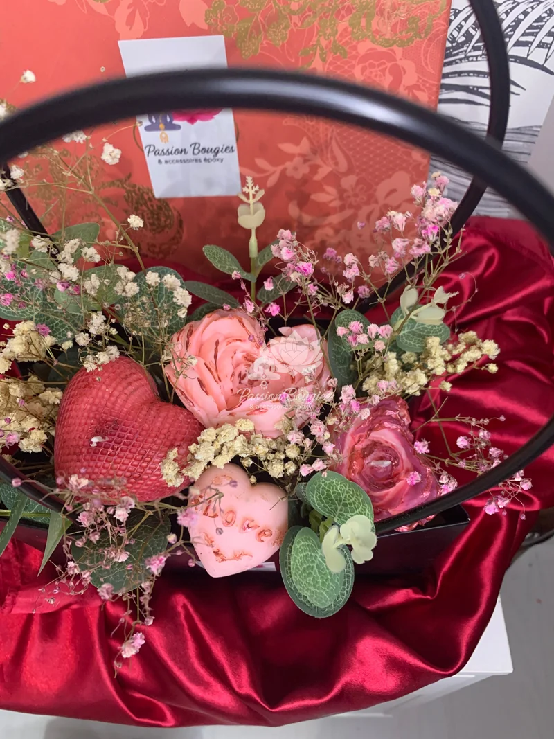 Composition florale AMOUR FOU… - parfumée 🌿