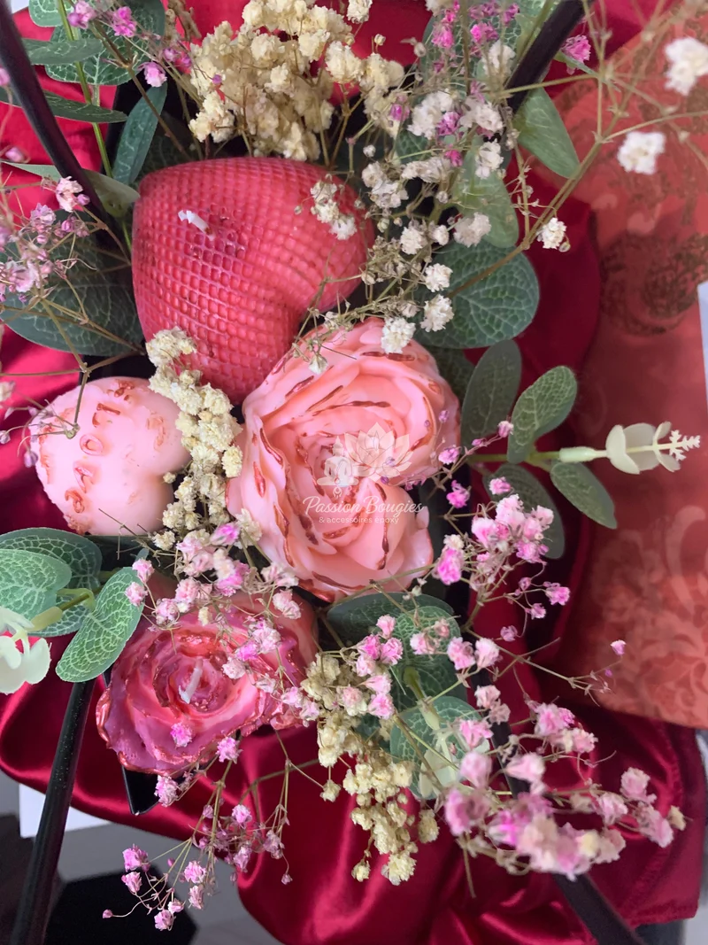 Composition florale AMOUR FOU… - parfumée 🌿