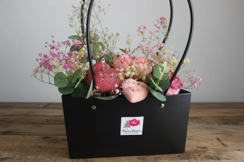 Composition florale AMOUR FOU… - parfumée 🌿