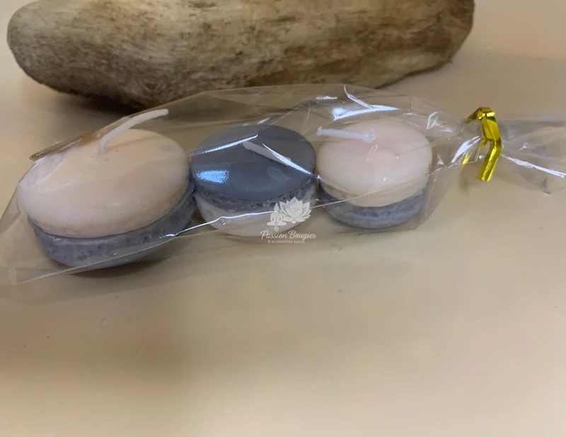 Coffret bougies macarons parfumés