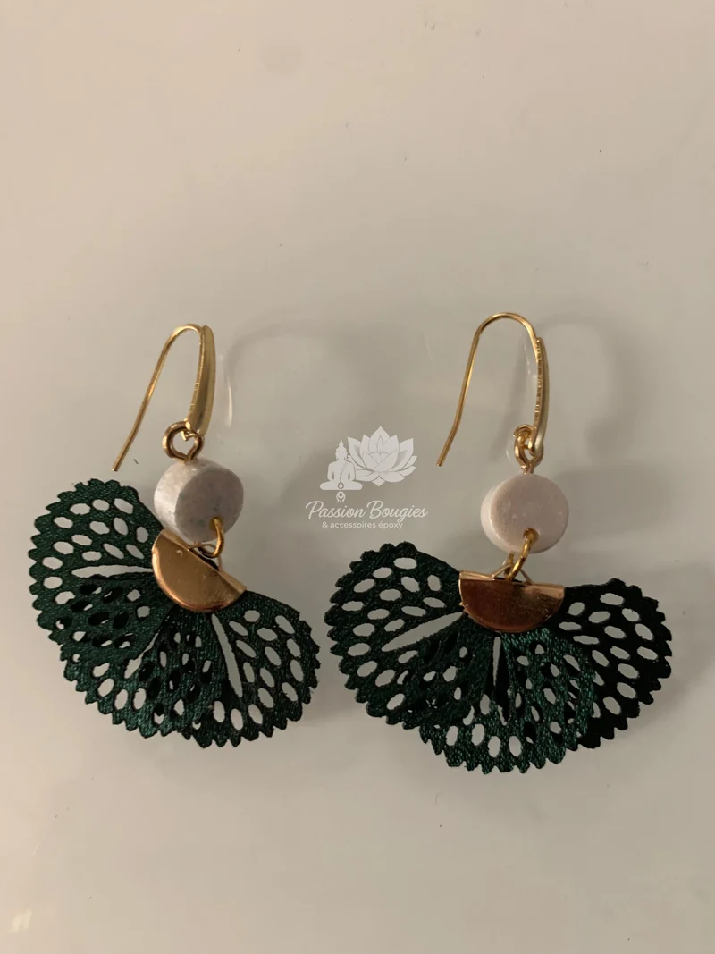 Boucles d’oreilles éventail