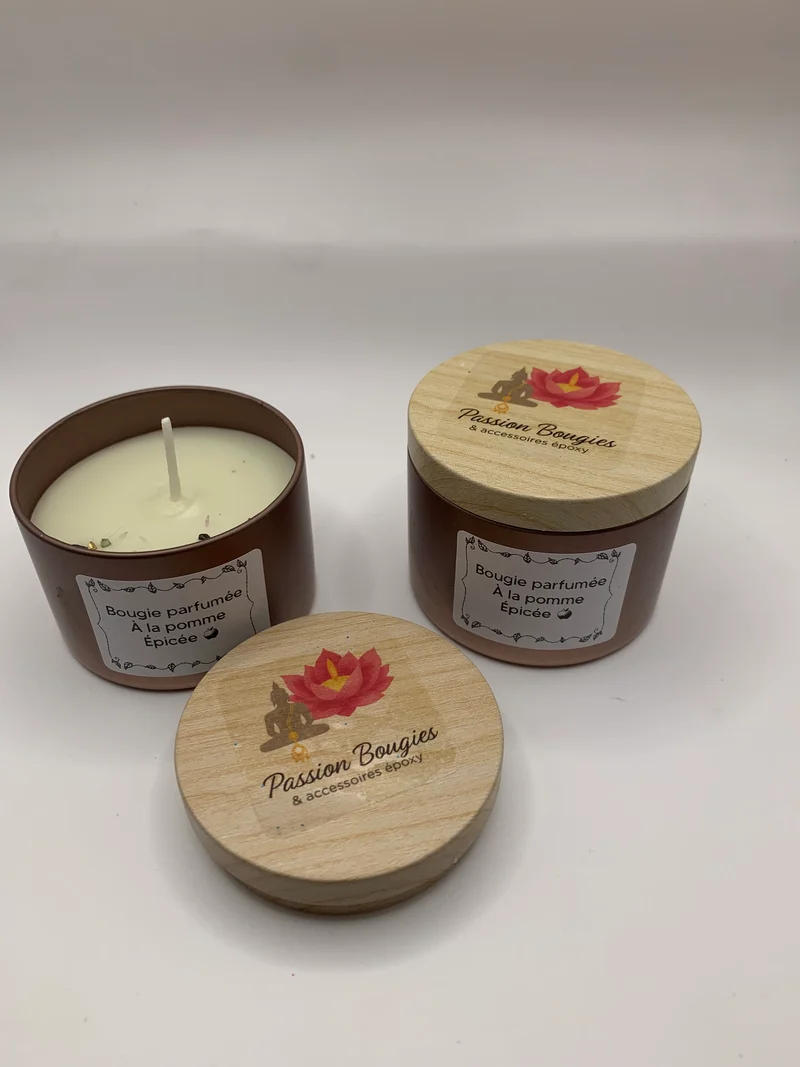 Pot métal 4oz à couvercle parfumé 🌿 PLURIELLE83