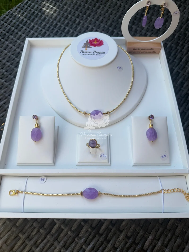 Parure «améthyste »