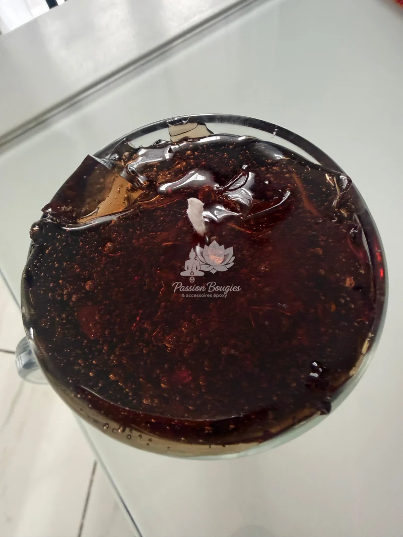 Verre boissons en bougie