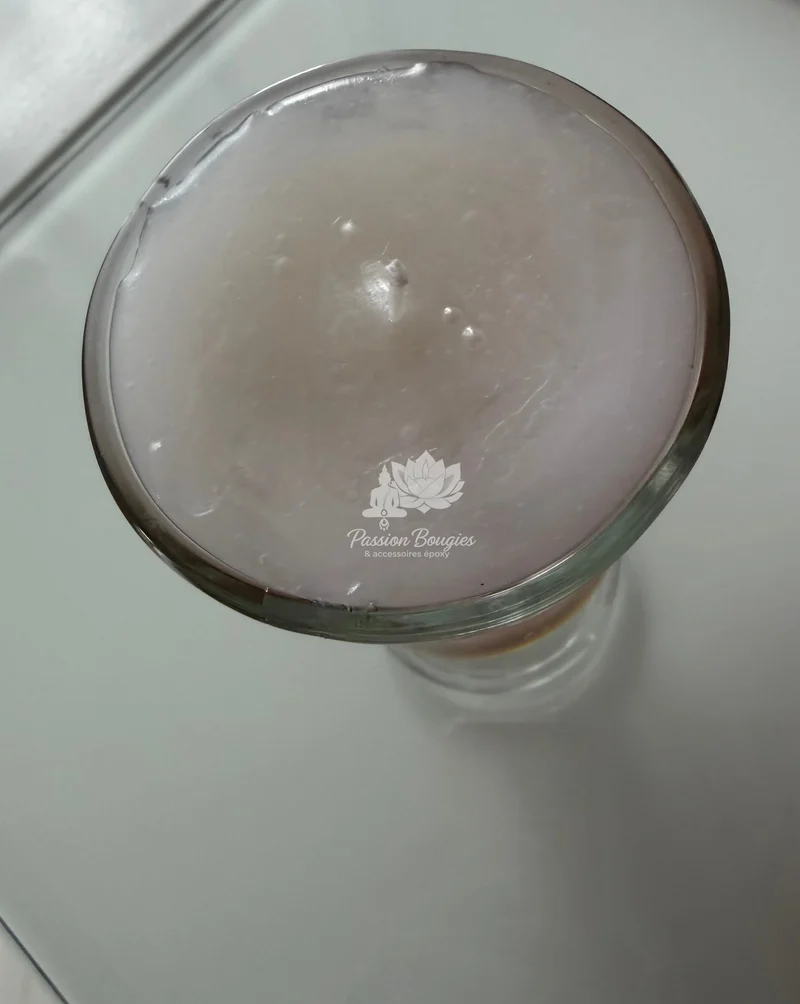 Verre boissons en bougie