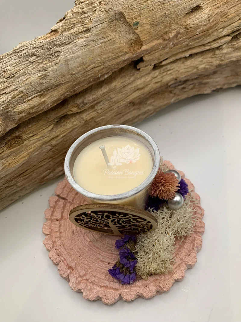Centre de table avec pot à bougie