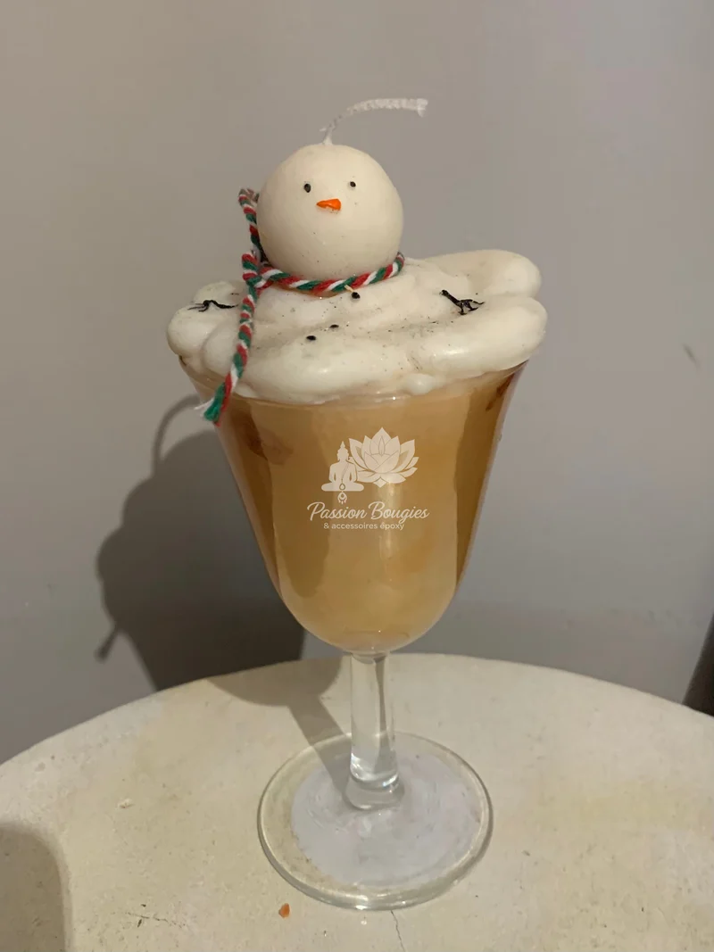 Verre bougie olaf