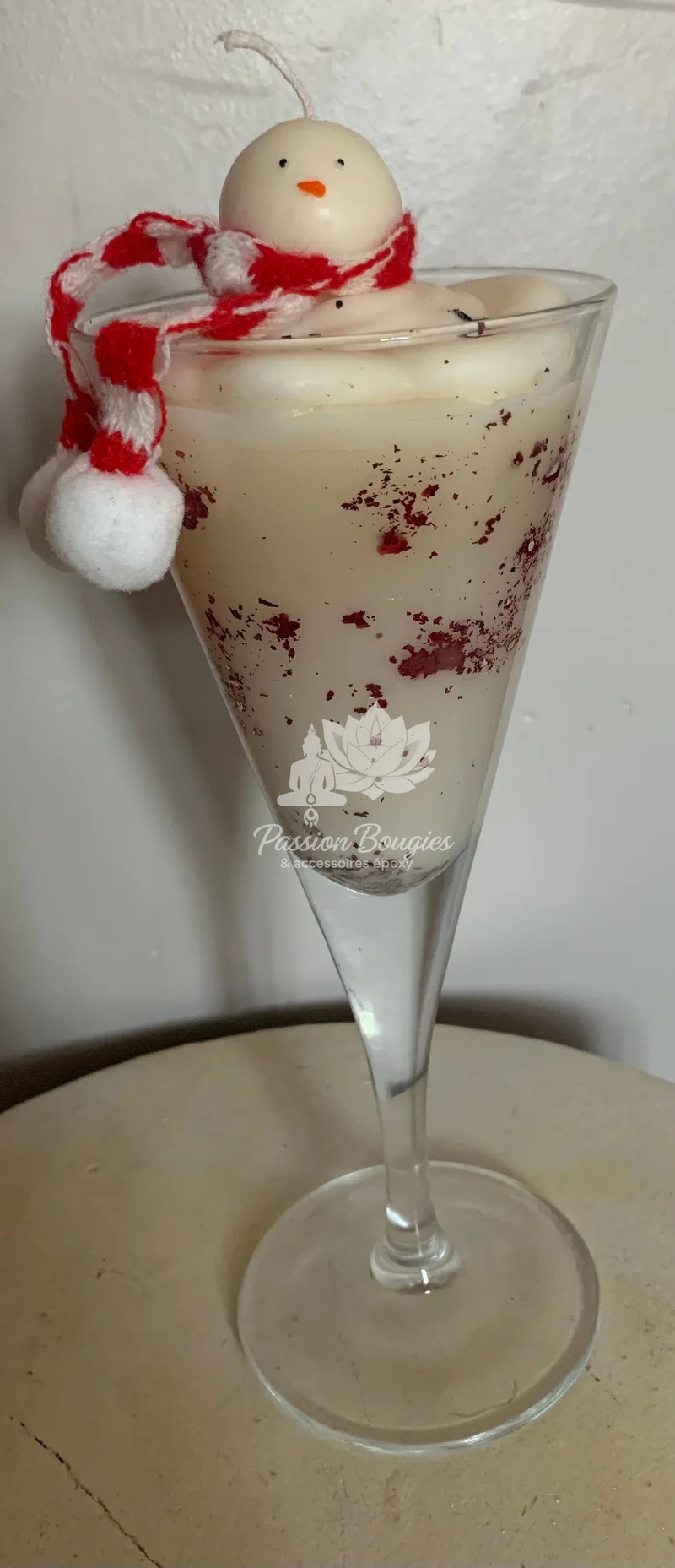 Verre bougie olaf