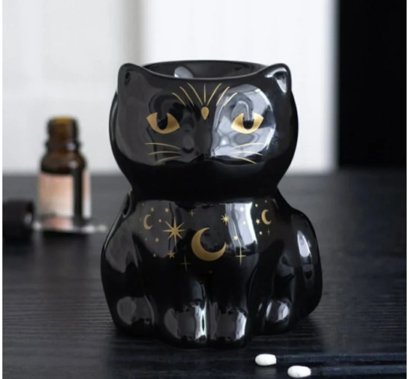 Bruleur chat noir