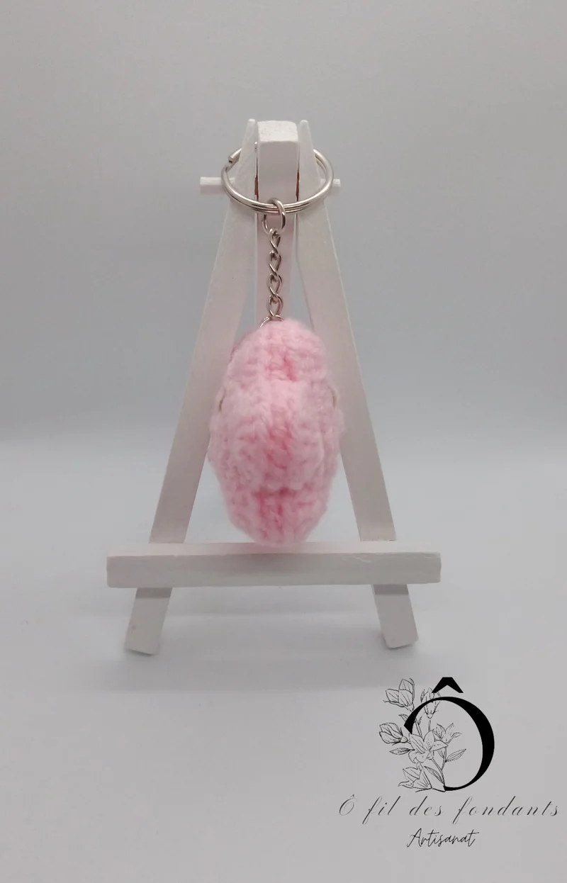 Porte clés Nuage Rose ☁️