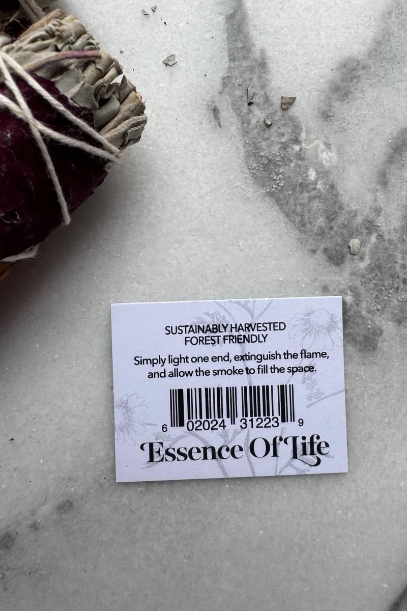 ESSENCE OF LIFE ORGANICS Pétales de Rose et Sauge Blanche